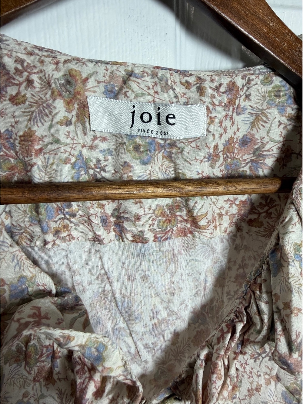 Joie Ruched Blouse - Picture 2 of 6